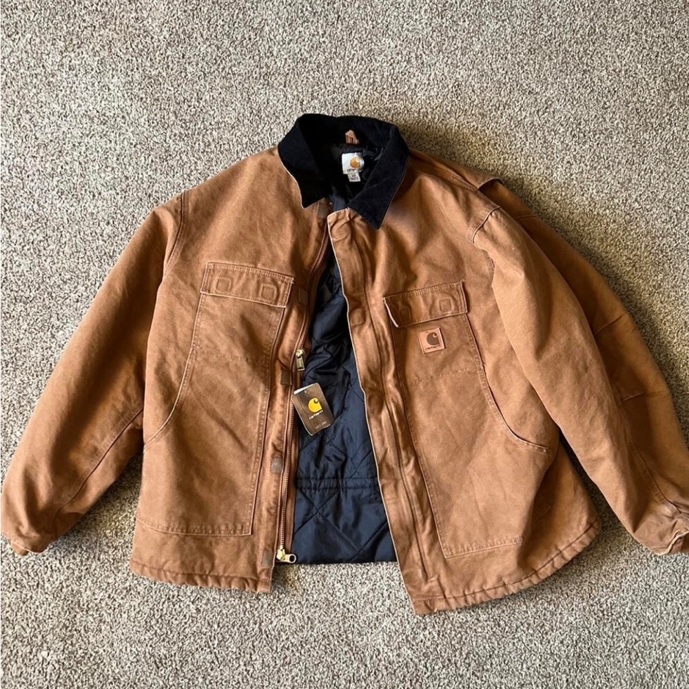 Carhartt Duck DETROIT Jacket Blanket lined XXL Tall